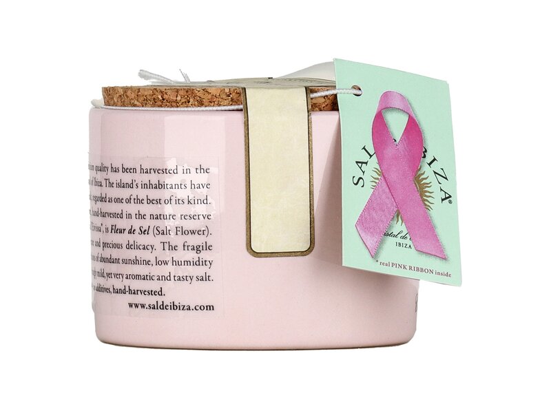 Sal de Ibiza Fleur de Sel Pink Ribbon 140g