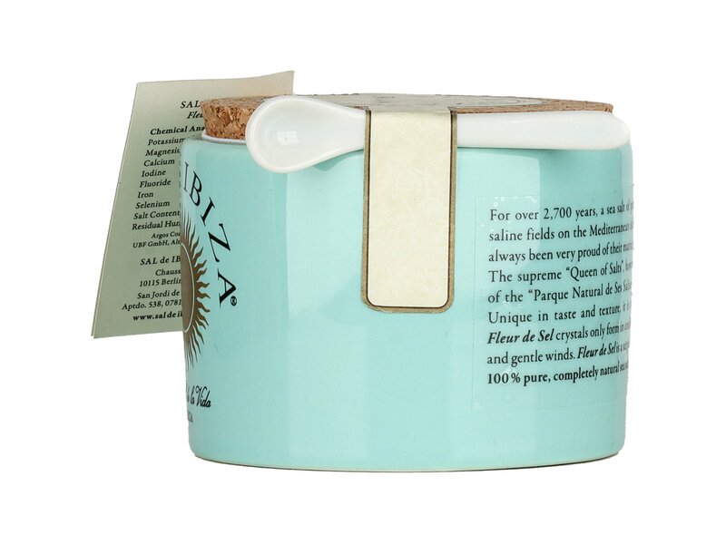 Sal de Ibiza Fleur de Sel, ceramic pot 150g