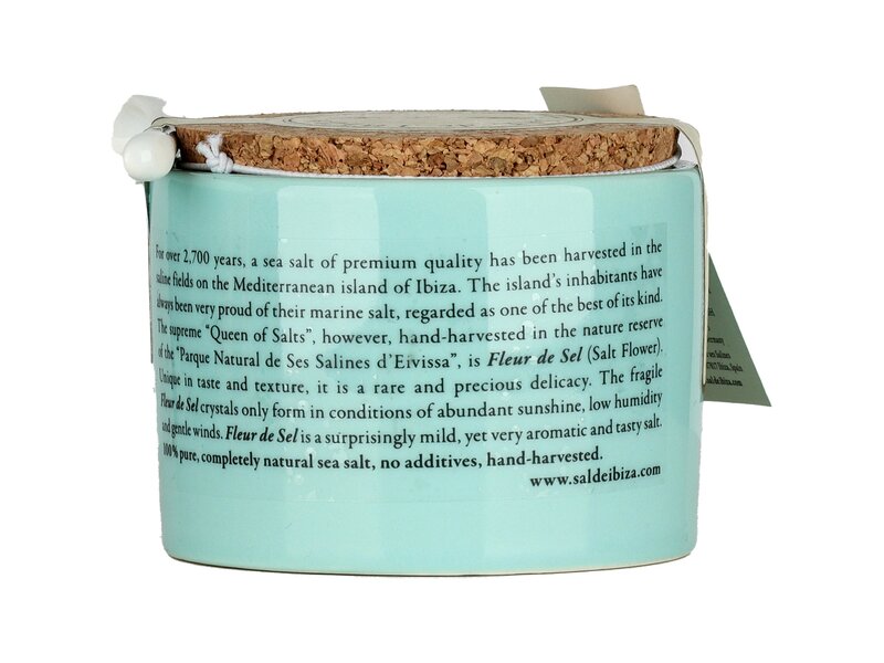 Sal de Ibiza Fleur de Sel, ceramic pot 150g