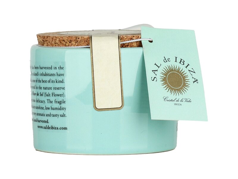 Sal de Ibiza Fleur de Sel, ceramic pot 150g