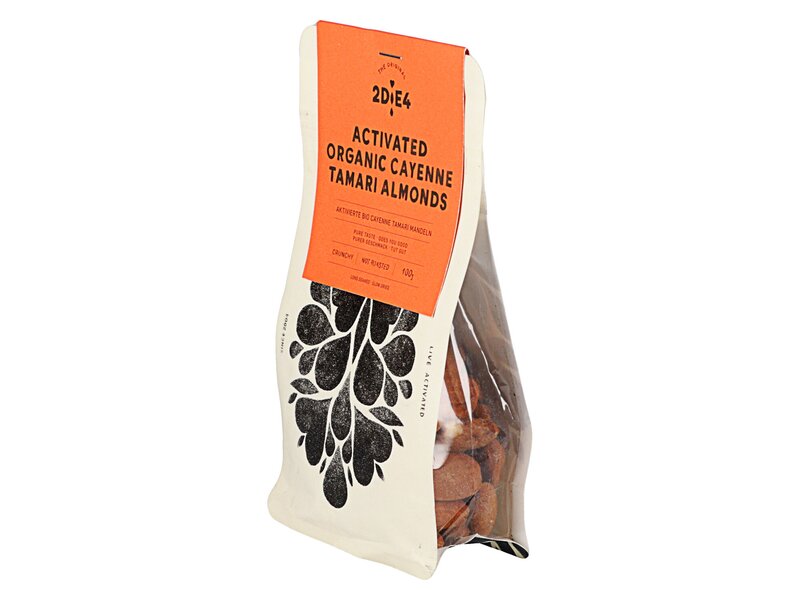 2die4 ORG Cayenne Tamari Almonds 100g