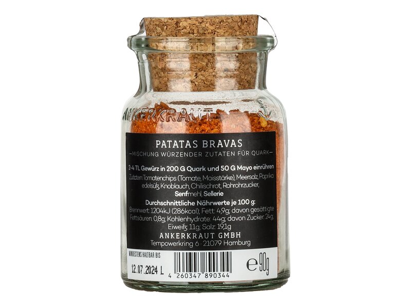 Ankerkraut Patatas Bravas fűszerkeverék 90g