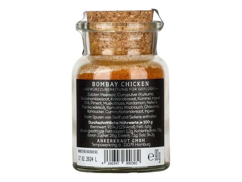 Ankerkraut Bombay Chicken BBQ Rub 90g