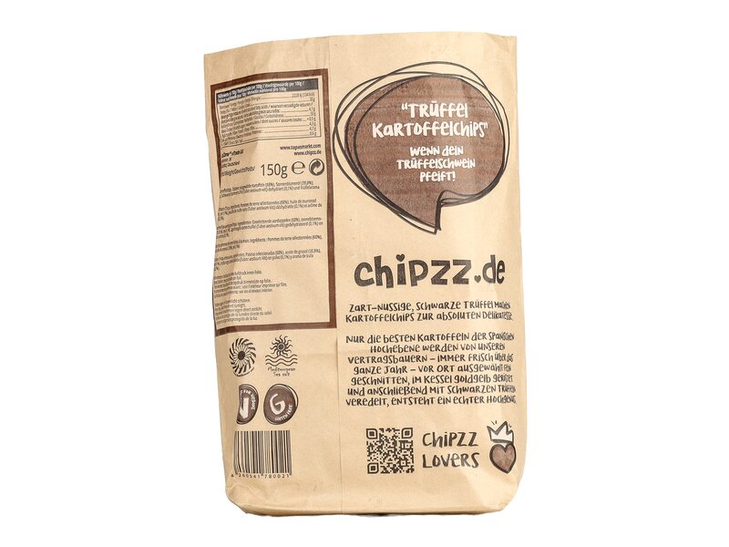 Chipzz Trüffel Szarvasgombával ízesített kézműves burgonyachips 150g