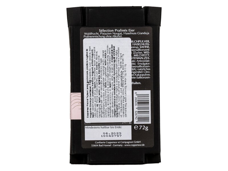 Coppeneur Sélection Pralinés Eggs without alcohol 72g