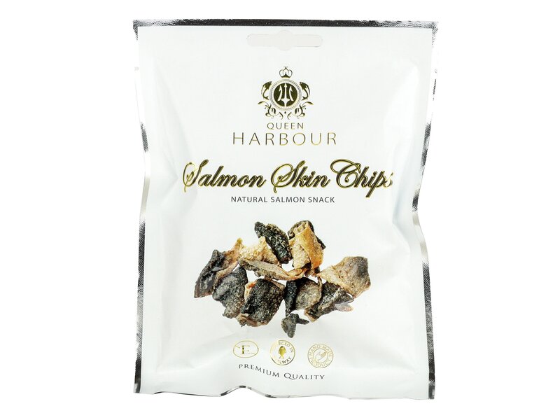 Queen Harbour* Salmon Skin Chips 36g