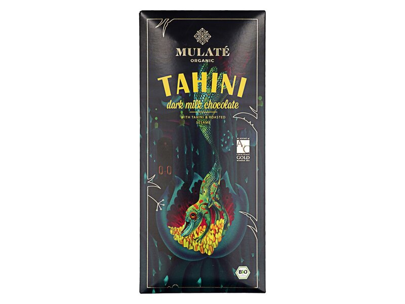 Mulaté Bio Dark Milk Chocolate Tahini 80g