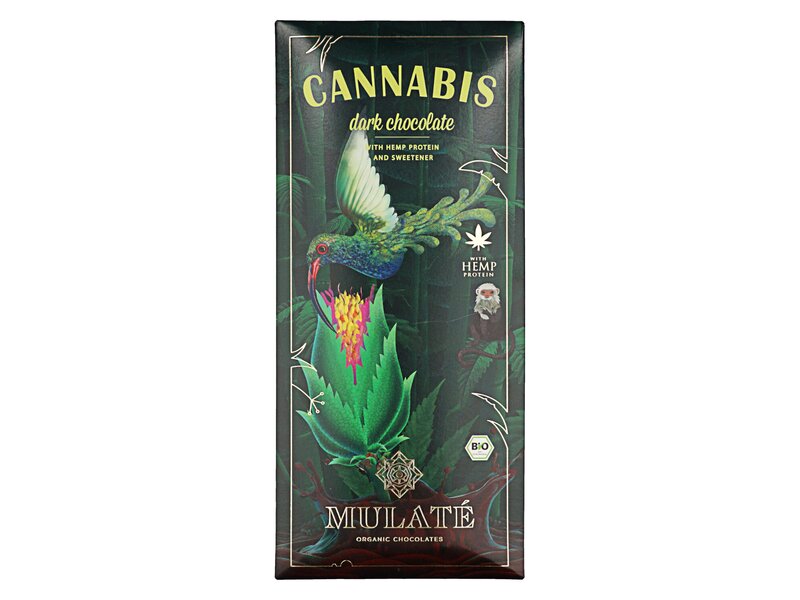 Mulaté Bio Dark Chocolate Cannabis 80g
