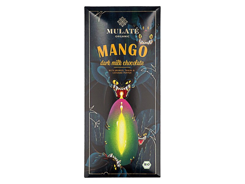 Mulaté Bio Dark Milk Chocolate Mango 80g