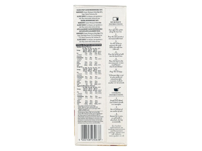 Quaker Oat So Simple zabkása válogatás 297g (9db)