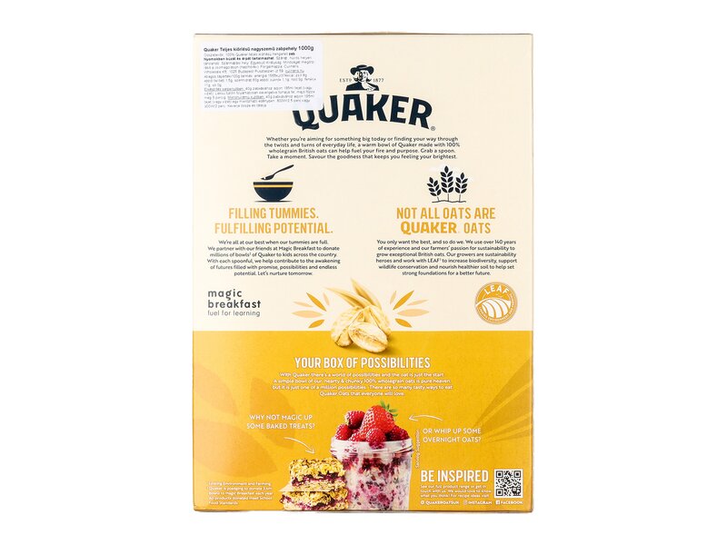 Quaker Jumbo Oats 1kg
