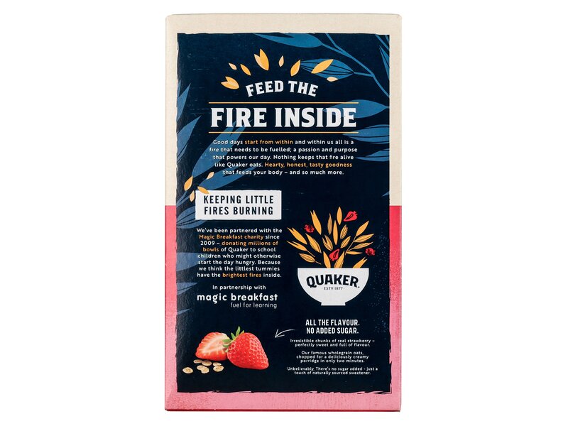 Quaker Oat So Simple Strawberry no added sugar 260g