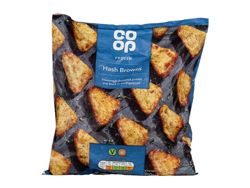 Co-op Hash Brown Gyorsfagyasztott elősütött burgonya 700g