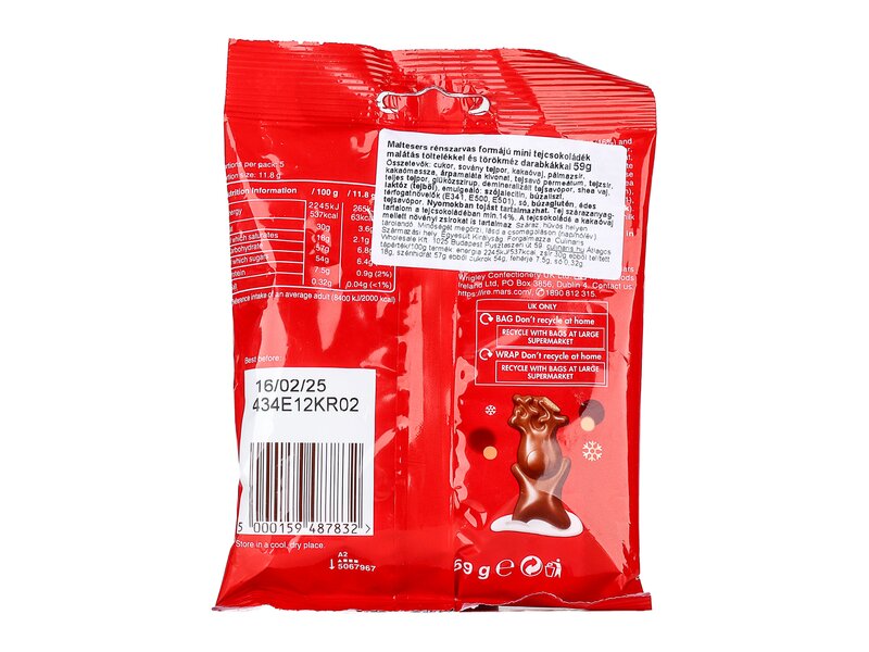 Malteaser Reindeer rénszarvaska 59g