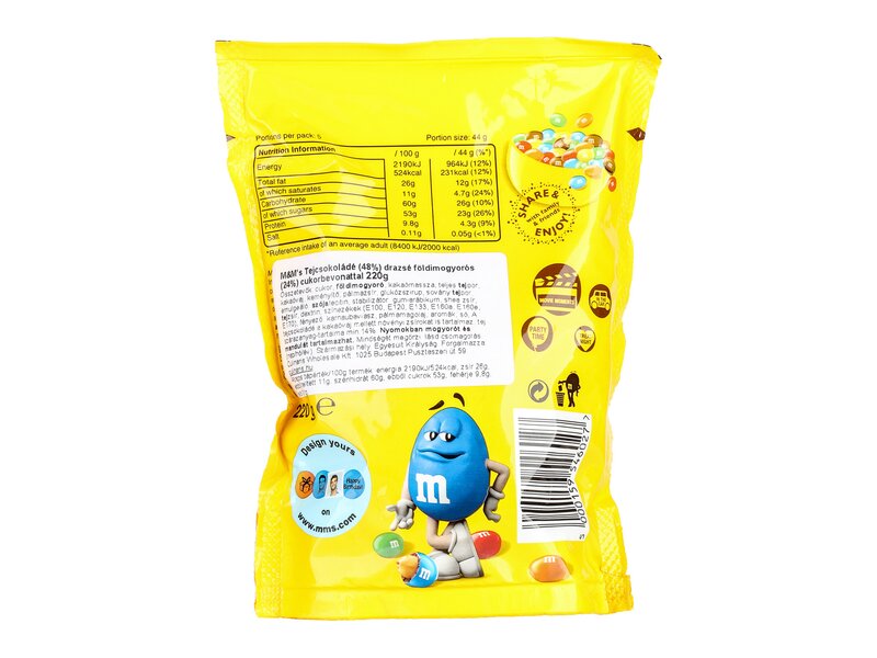 m&m's Peanut More To Share Pouch 220g