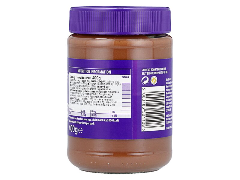 Cadbury milk choc spread-csokikrém 400g