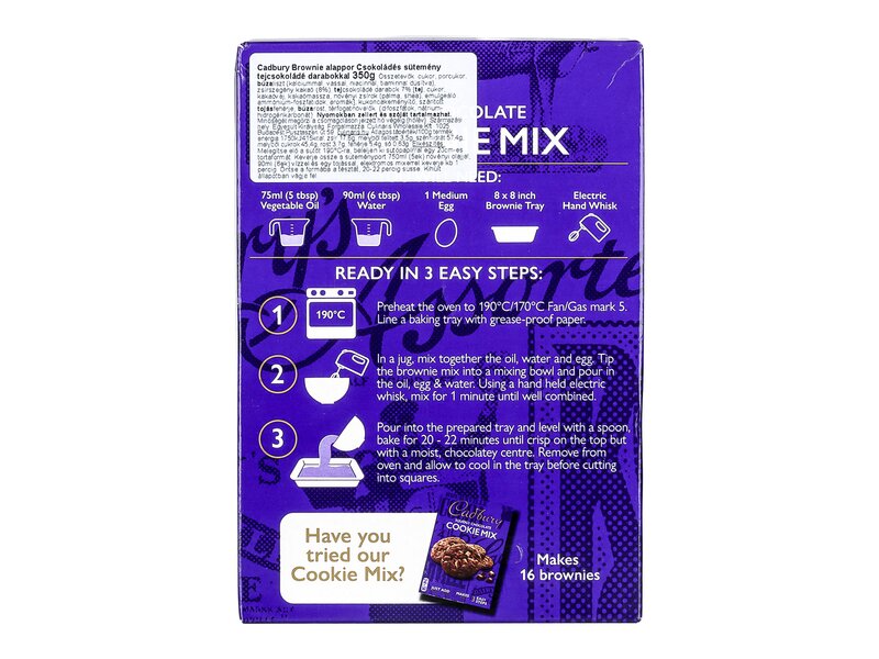 Cadbury Chocolate Brownie Mix 350g