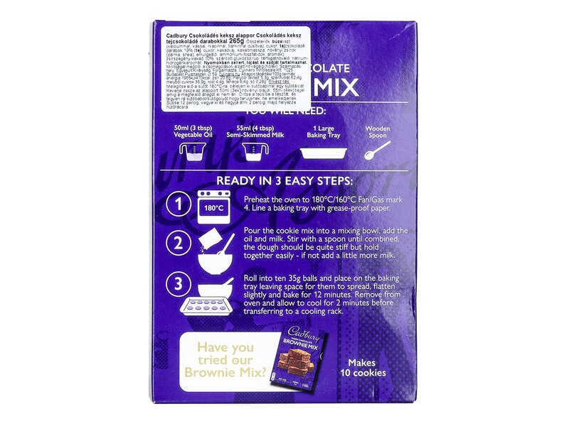 Cadbury Chocolate Cookie Mix 265g