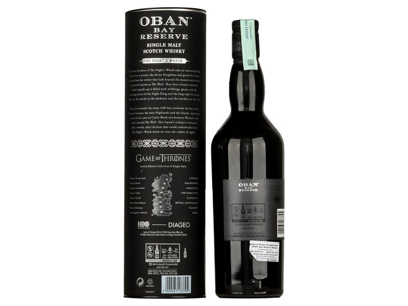 Game of Thrones Night's Watch's Oban Bay Reserve 0,7l