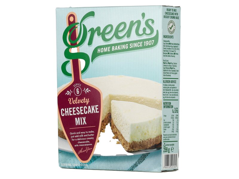 Green's original cheesecake mix 259g