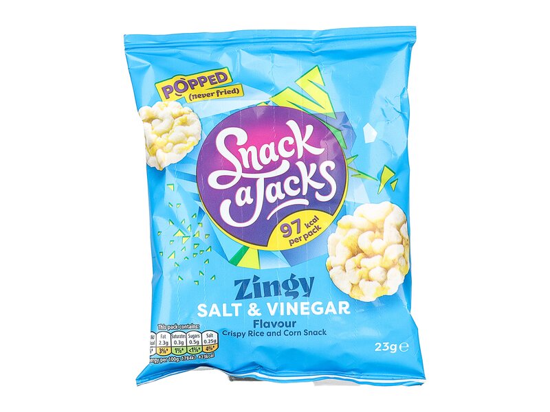 Quaker snack a jacks crispy salt & vineg 23g