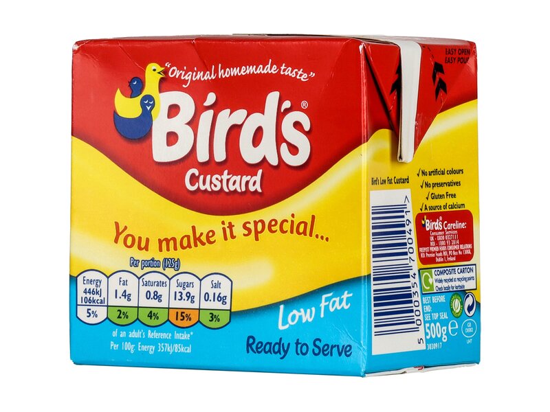 Bird's Low Fat Custard vaníliasodó 500g