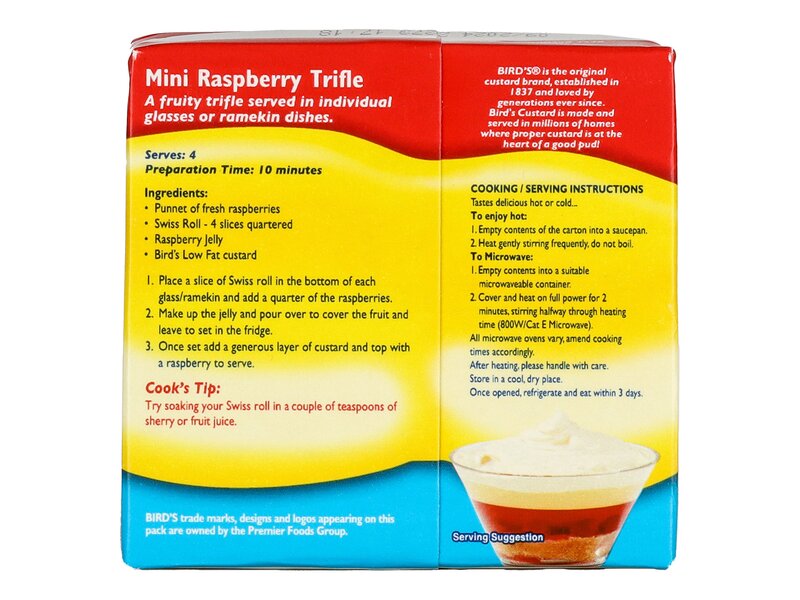 Bird's Low Fat Custard vaníliasodó 500g