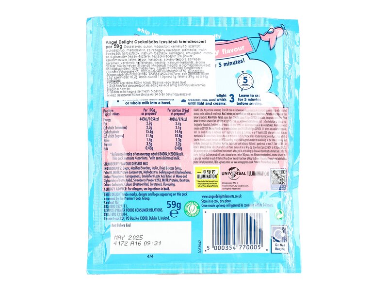 Angel Delight Strawberry Sachet 59g