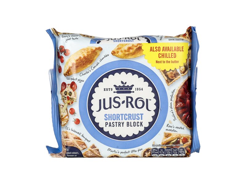 Jus-Rol** Frozen Shortcrust Pastry Block 500g 