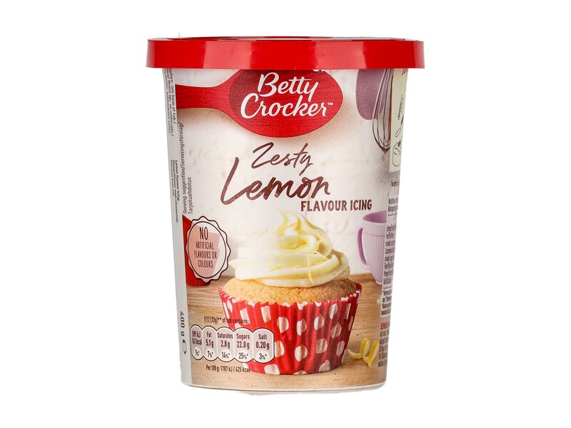 Betty Crocker Icing Zesty Lemon 400g