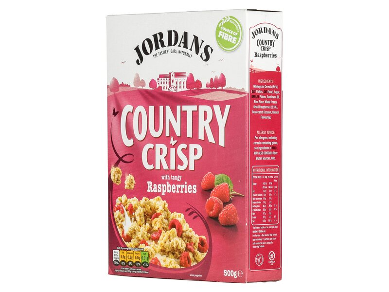 Jordans Country Crisp málnás müzli 500g