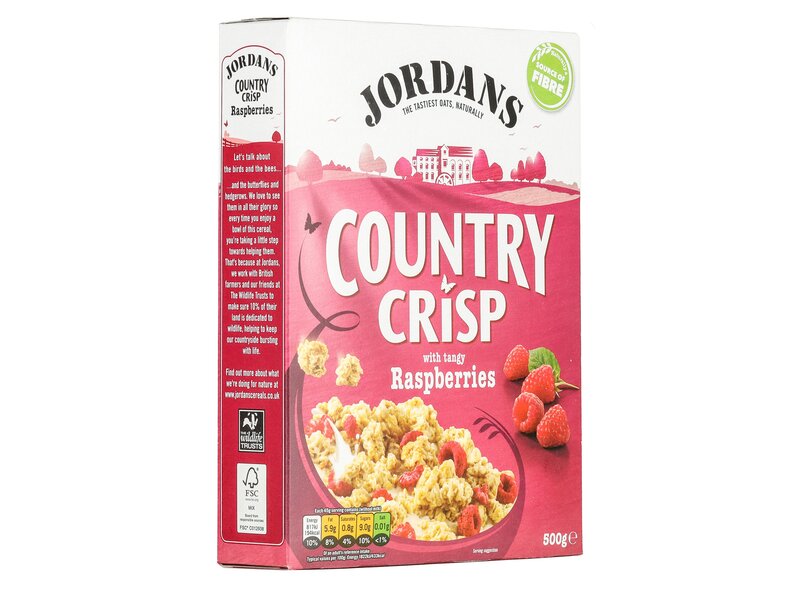 Jordans Country Crisp málnás müzli 500g