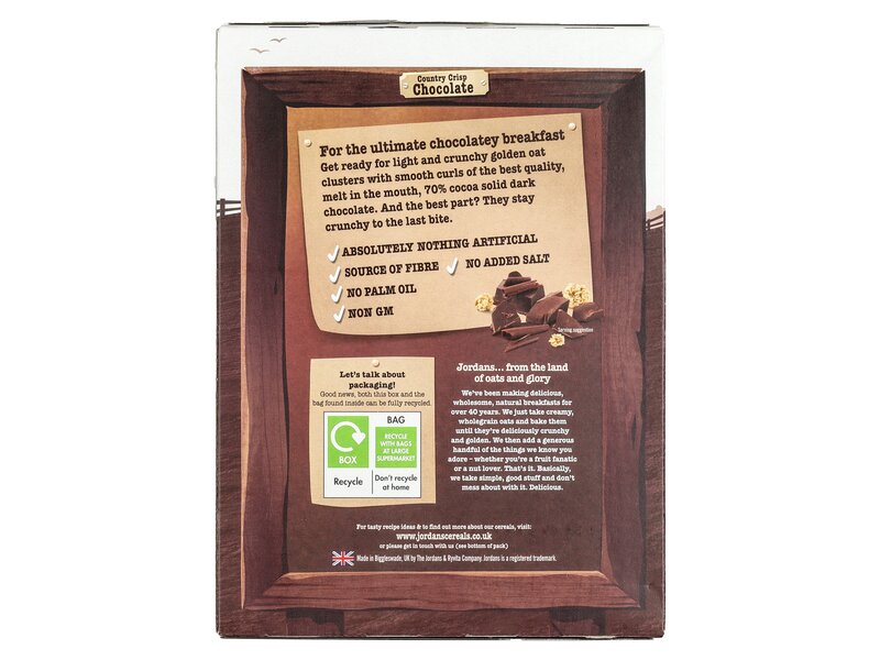 Jordans Country Crisp étcsokoládés müzli 500g