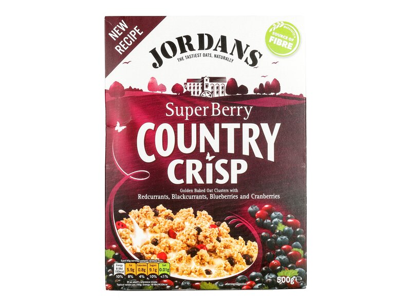 Jordans Country Crisp Super Berry reggelipehely  500g