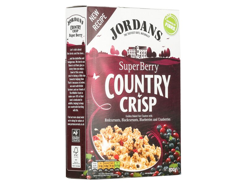 Jordans Country Crisp Super Berry reggelipehely  500g