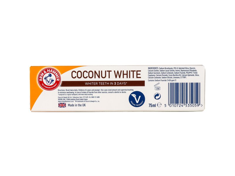 Arm & Hammer Coconut toothpaste 75g