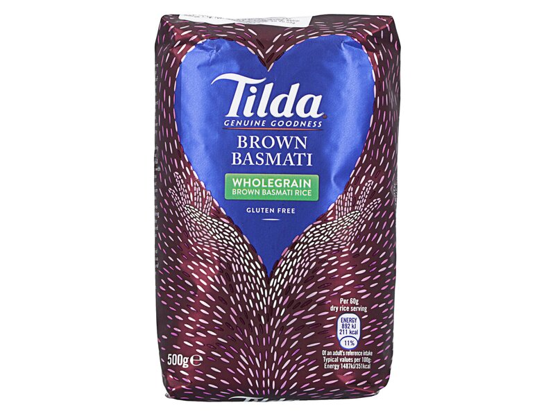 Tilda Brown Basmati Rice lila 500g
