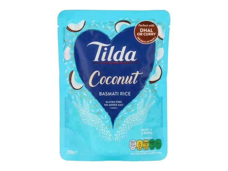 Tilda Kókusszal ízesített, előfőzött basmati rizs 250g