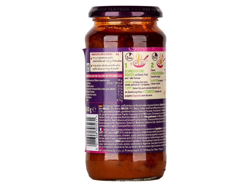 Patak's vajas csirke főzőszósz 450g