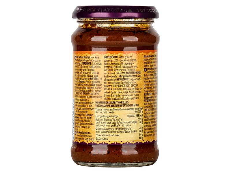 Patak's Extra hot curry Paste 283g