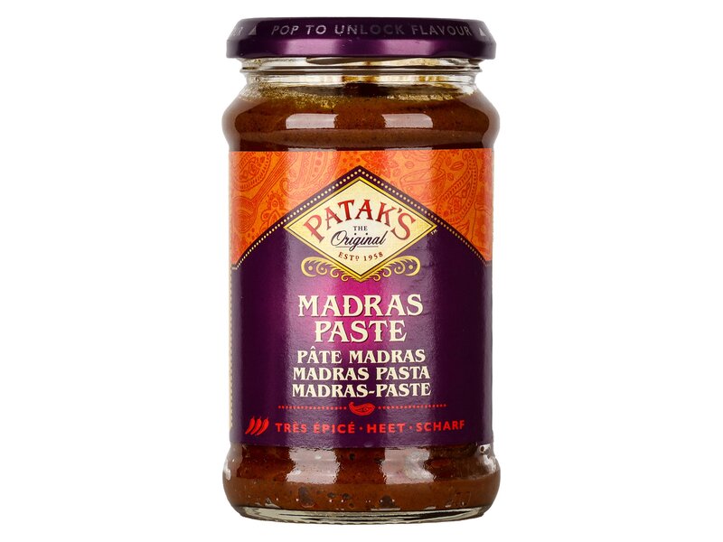 Patak's Madras curry hot Paste 283g