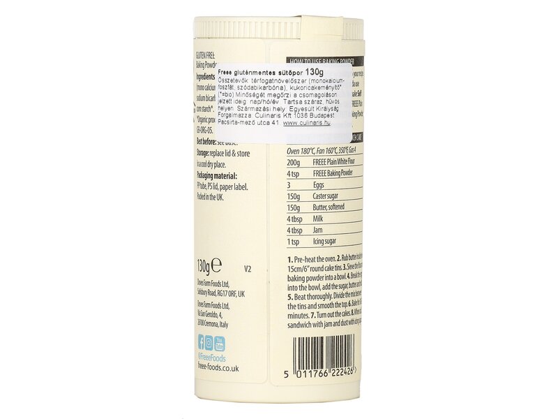 Free Gluténmentes sütőpor 130g