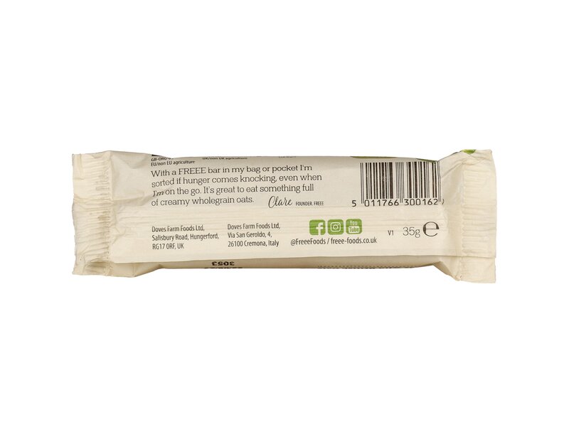 Freee Org Apple oat bar with Sultanas 35g