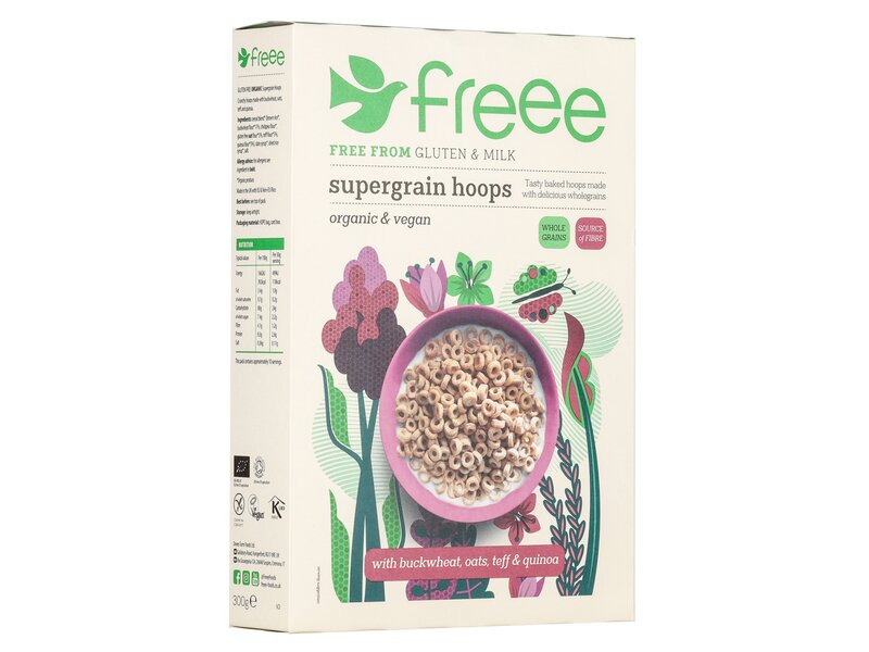 Freee Organic GF Supergrain hoops 300g