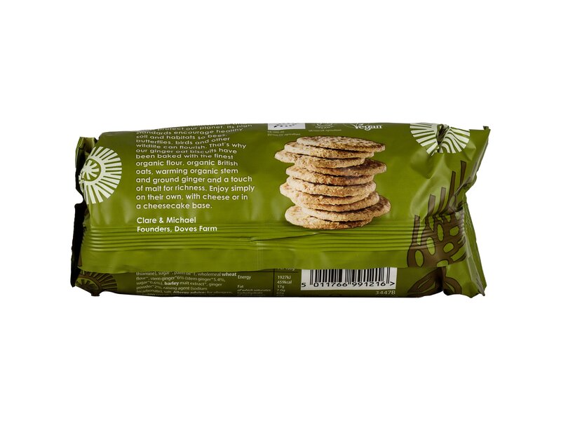 Doves Farm Organic Ginger Oat Biscuits 200g