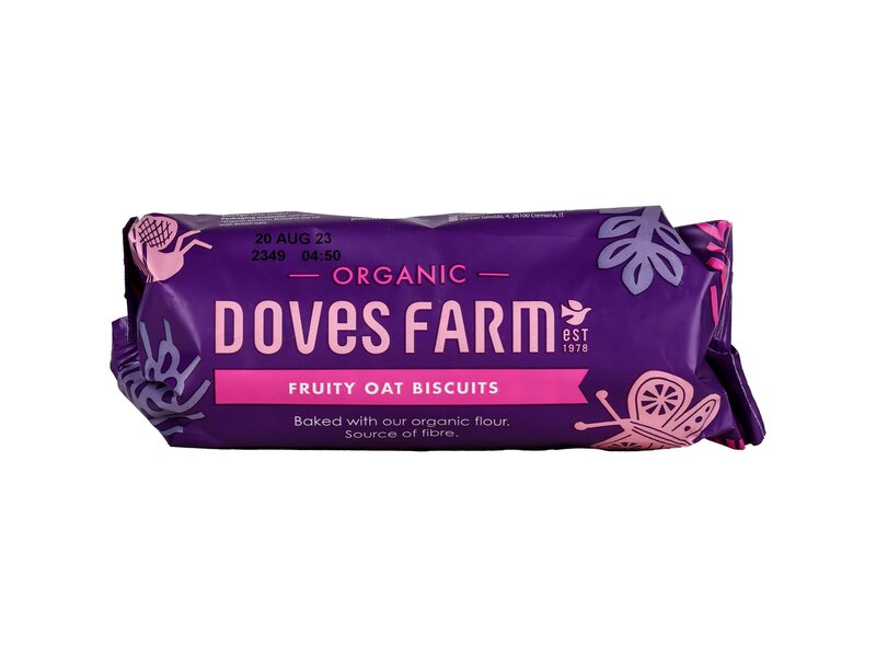 Doves Farm Organic Fruity Oat Biscuits 200g