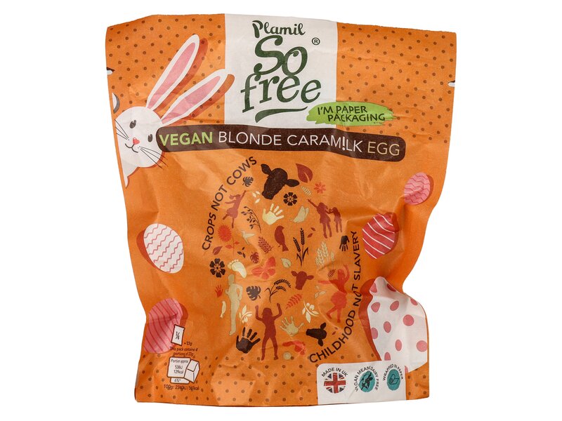 Plamil so free vegan blonde caramilk egg 92g
