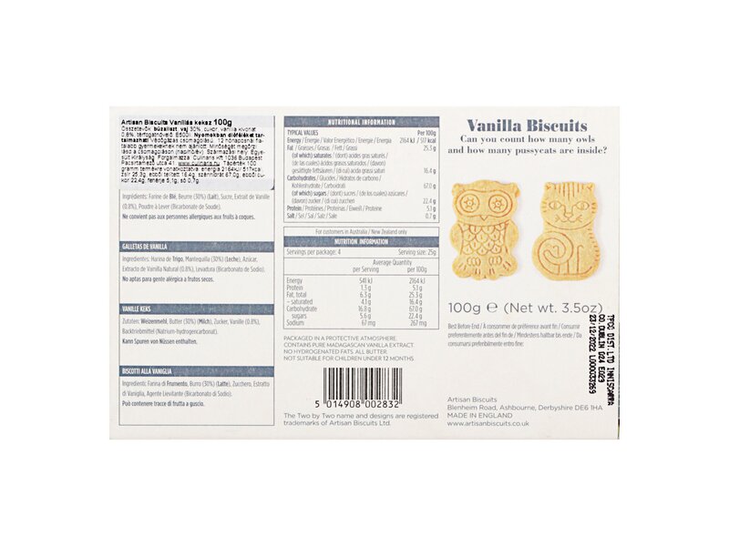 AB Two by Two Vanilla biscuit 100g