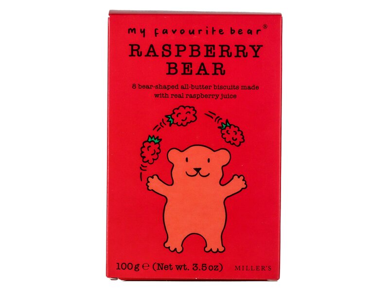 AB Raspberries bear málnás keksz 100g
