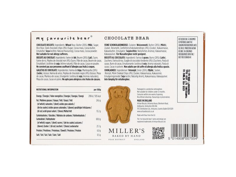 AB Muddy Bear csokis keksz 100g